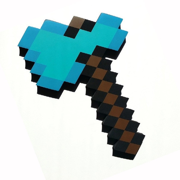 Ptákoviny - Minecraft sekyra - modrá