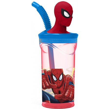 Sportovní láhev s 3D hlavou Spidermana