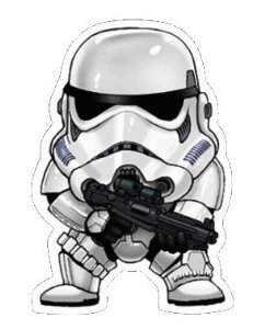 Nálepka na auto - Storm Trooper